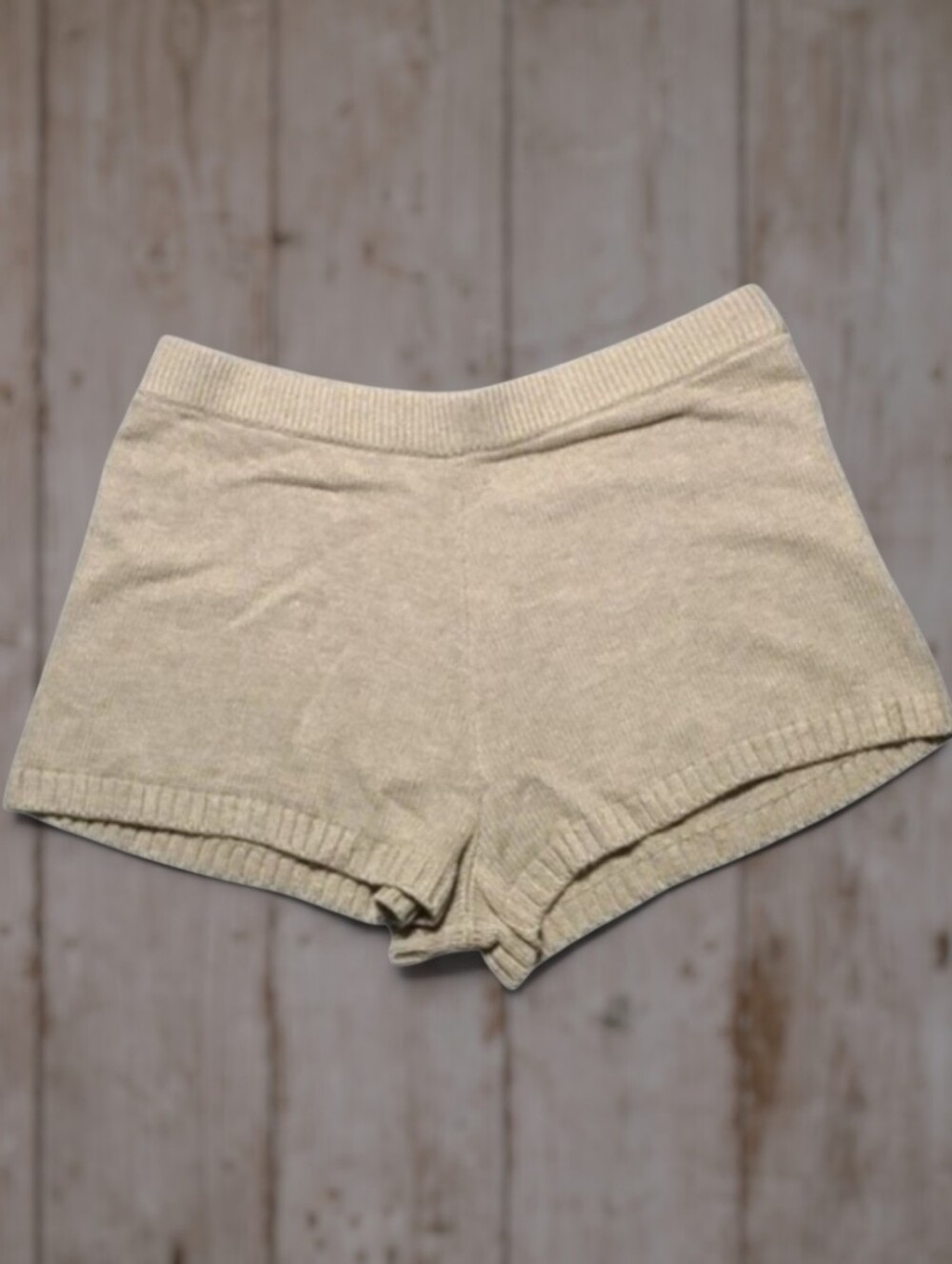 💫 NWT The Drop Adrienne Sweater Knit Shorts Mushroom Plus Size 4X
